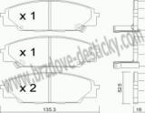 BRZDOV DESTIKY - PEDN HONDA CIVIC VI (EP-EU)        2001- - kliknte pro vt nhled