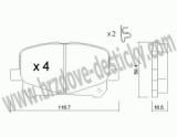 BRZDOV DESTIKY - PEDN TOYOTA PREVIA (ACR3)                2000- - kliknte pro vt nhled