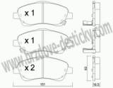 BRZDOV DESTIKY - PEDN TOYOTA AVENSIS (T25)                2003- - kliknte pro vt nhled