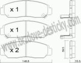 BRZDOV DESTIKY - PEDN HONDA STREAM (RN)             2001- - kliknte pro vt nhled