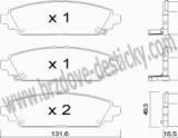 BRZDOV DESTIKY - PEDN HONDA ACCORD VII (CG-CH)      1998-03 - kliknte pro vt nhled