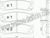 BRZDOV DESTIKY - ZADN MAZDA XEDOS 9                 1993- - kliknte pro vt nhled