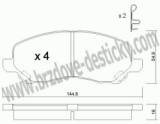 BRZDOV DESTIKY - PEDN MITSUBISHI LANCER VII                    2003- - kliknte pro vt nhled