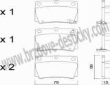 BRZDOV DESTIKY - ZADN MITSUBISHI PAJERO SPORT (K90)    1998- - kliknte pro vt nhled