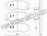 BRZDOV DESTIKY - PEDN NISSAN 100 NX (B13)            1990-94 - kliknte pro vt nhled