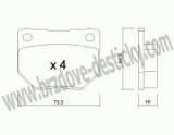 BRZDOV DESTIKY - ZADN NISSAN 300 ZX (Z32)            1990-95 - kliknte pro vt nhled