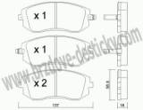 BRZDOV DESTIKY - PEDN SUBARU LEGACY (BP)        2003- - kliknte pro vt nhled