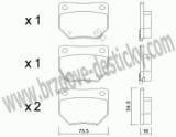 BRZDOV DESTIKY - ZADN SUBARU IMPREZA (GD-GG)    2000- - kliknte pro vt nhled