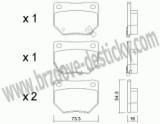 BRZDOV DESTIKY - ZADN SUBARU IMPREZA (GC-GF)    1992-00 - kliknte pro vt nhled