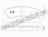 BRZDOV DESTIKY - ZADN DAEWOO EVANDA         2002- - kliknte pro vt nhled