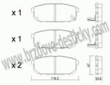 BRZDOV DESTIKY - ZADN KIA SORENTO   2002- - kliknte pro vt nhled