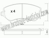 BRZDOV DESTIKY - PEDN CHRYSLER VOYAGER III (RG)  2000- - kliknte pro vt nhled