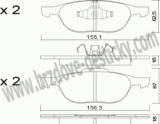 BRZDOV DESTIKY - PEDN VOLVO V50         2004- - kliknte pro vt nhled