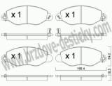 BRZDOV DESTIKY - PEDN FORD TRANSIT          2000-06 - kliknte pro vt nhled