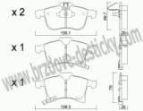 BRZDOV DESTIKY - PEDN OPEL CORSA C      2000-06 - kliknte pro vt nhled