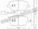 BRZDOV DESTIKY - PEDN SKODA FABIA     1999- - kliknte pro vt nhled