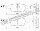 BRZDOV DESTIKY - ZADN MERCEDES Classe S /220/               1998-05 - kliknte pro vt nhled