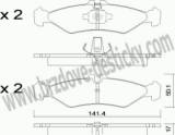 BRZDOV DESTIKY - ZADN MERCEDES SPRINTER 200 (2,5-2,8 Ton)  1995- - kliknte pro vt nhled