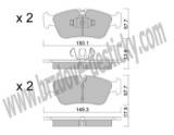 BRZDOV DESTIKY - PEDN BMW Serie 1 (E87)          2004- - kliknte pro vt nhled