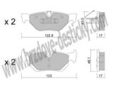 BRZDOV DESTIKY - ZADN BMW Serie 1 (E87)          2004- - kliknte pro vt nhled