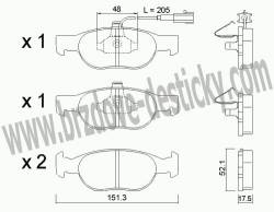 BRZDOV DESTIKY - PEDN FIAT BRAVA                       1995-02 - kliknte pro vt nhled