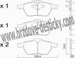 BRZDOV DESTIKY - PEDN VOLKSWAGEN PASSAT (3B)         1997-05 - kliknte pro vt nhled