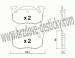 BRZDOV DESTIKY - ZADN CITROEN XSARA              2000-  - kliknte pro vt nhled