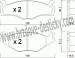 BRZDOV DESTIKY - PEDN VOLKSWAGEN GOLF I              1974-83  - kliknte pro vt nhled