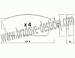 BRZDOV DESTIKY - PEDN HONDA CIVIC CRX I (AF-AS)     1983-87  - kliknte pro vt nhled