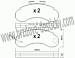 BRZDOV DESTIKY - PEDN MERCEDES MB 100                      1987-96  - kliknte pro vt nhled