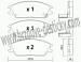 BRZDOV DESTIKY - PEDN HYUNDAI ACCENT (X-3)       1994-00  - kliknte pro vt nhled