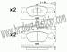 BRZDOV DESTIKY - PEDN ALFA ROMEO 145                   /1994-00  - kliknte pro vt nhled