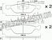 BRZDOV DESTIKY - PEDN ALFA ROMEO 155                     /1992-97  - kliknte pro vt nhled