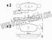 BRZDOV DESTIKY - PEDN FORD SCORPIO               1985-92  - kliknte pro vt nhled