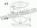 BRZDOV DESTIKY - PEDN FORD SCORPIO               1992-98  - kliknte pro vt nhled