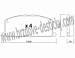 BRZDOV DESTIKY - PEDN TOYOTA CARINA II (T15-T17)          1983-92  - kliknte pro vt nhled