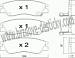 BRZDOV DESTIKY - PEDN MITSUBISHI L300 (P0-P1-P2)  1987-95  - kliknte pro vt nhled