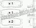 BRZDOV DESTIKY - ZADN MITSUBISHI PAJERO II (V2-V4)     1991-00  - kliknte pro vt nhled