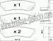 BRZDOV DESTIKY - PEDN SUBARU JUSTY II (JMA-MS)  1995-03  - kliknte pro vt nhled