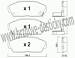 BRZDOV DESTIKY - PEDN HONDA ACCORD III (CA-CA)      1985-89  - kliknte pro vt nhled