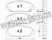 BRZDOV DESTIKY - PEDN HONDA ACCORD V (CC)           1993-96  - kliknte pro vt nhled