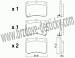 BRZDOV DESTIKY - PEDN MAZDA 323 (BG)                1989-94  - kliknte pro vt nhled