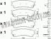 BRZDOV DESTIKY - PEDN MAZDA 626 (GE)                1991-97  - kliknte pro vt nhled