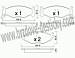 BRZDOV DESTIKY - PEDN CHRYSLER VOYAGER I (ES)    1988-95  - kliknte pro vt nhled