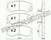 BRZDOV DESTIKY - PEDN OPEL FRONTERA A  1992-98  - kliknte pro vt nhled