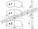 BRZDOV DESTIKY - PEDN TOYOTA LITE-ACE (M3)                1985-92  - kliknte pro vt nhled