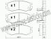 BRZDOV DESTIKY - PEDN NISSAN SUNNY (N14)             1991-96  - kliknte pro vt nhled