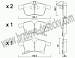 BRZDOV DESTIKY - PEDN OPEL ASTRA H      2004-  - kliknte pro vt nhled