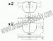 BRZDOV DESTIKY - PEDN BMW Serie 5 (E34)          1988-95  - kliknte pro vt nhled